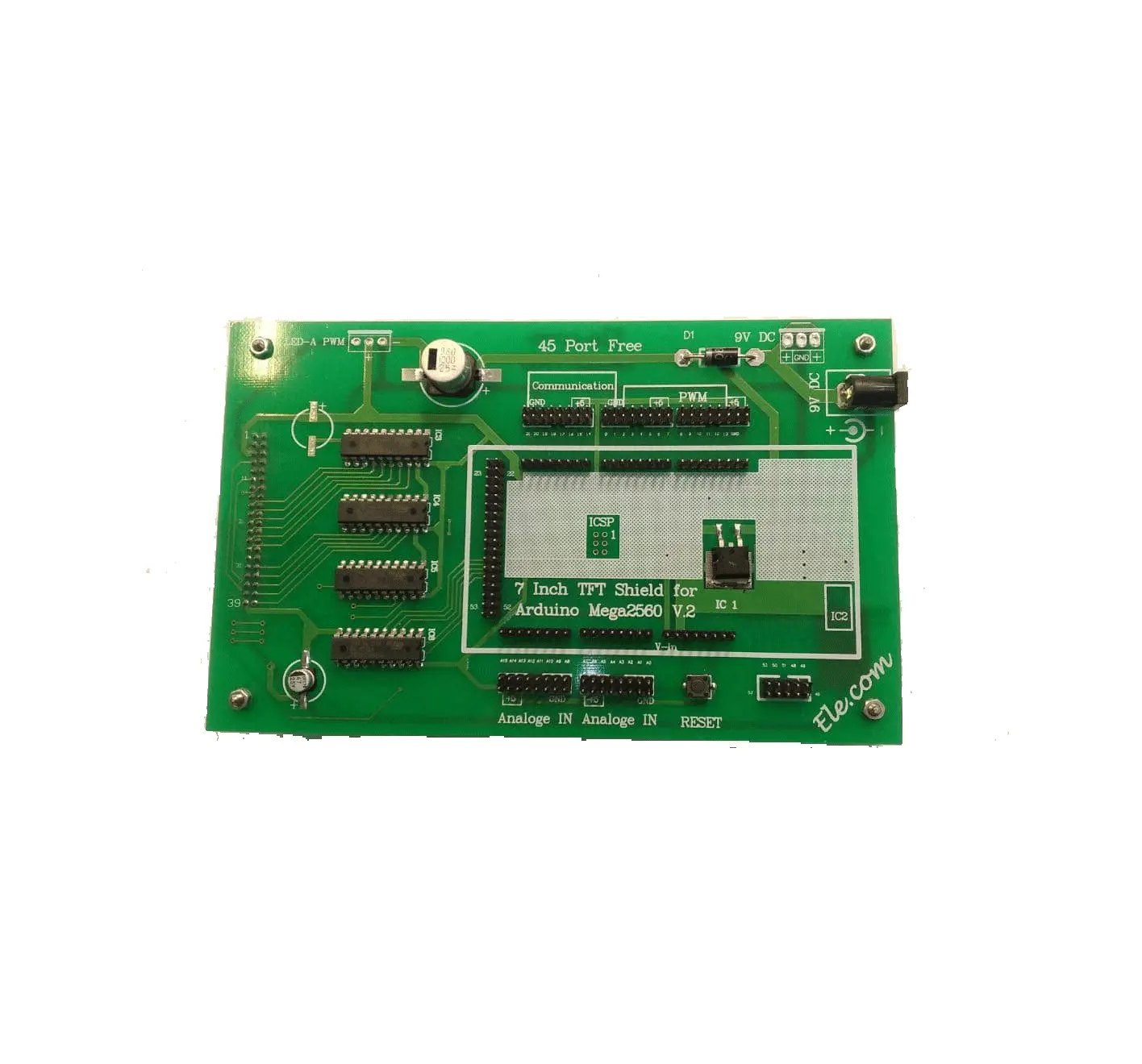 10061-14-112012-مونتاز-5b3c33 ماژول برد مونتاژ شده LCD 7INCH