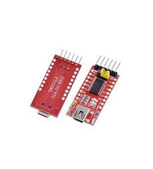 12166-29-012345-232-7a49bb USB TO SERIAL FT232 MINI USB ماژول