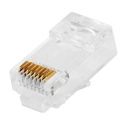 سوکت شبکه پلاستیکی سر کابلی (CAT5)