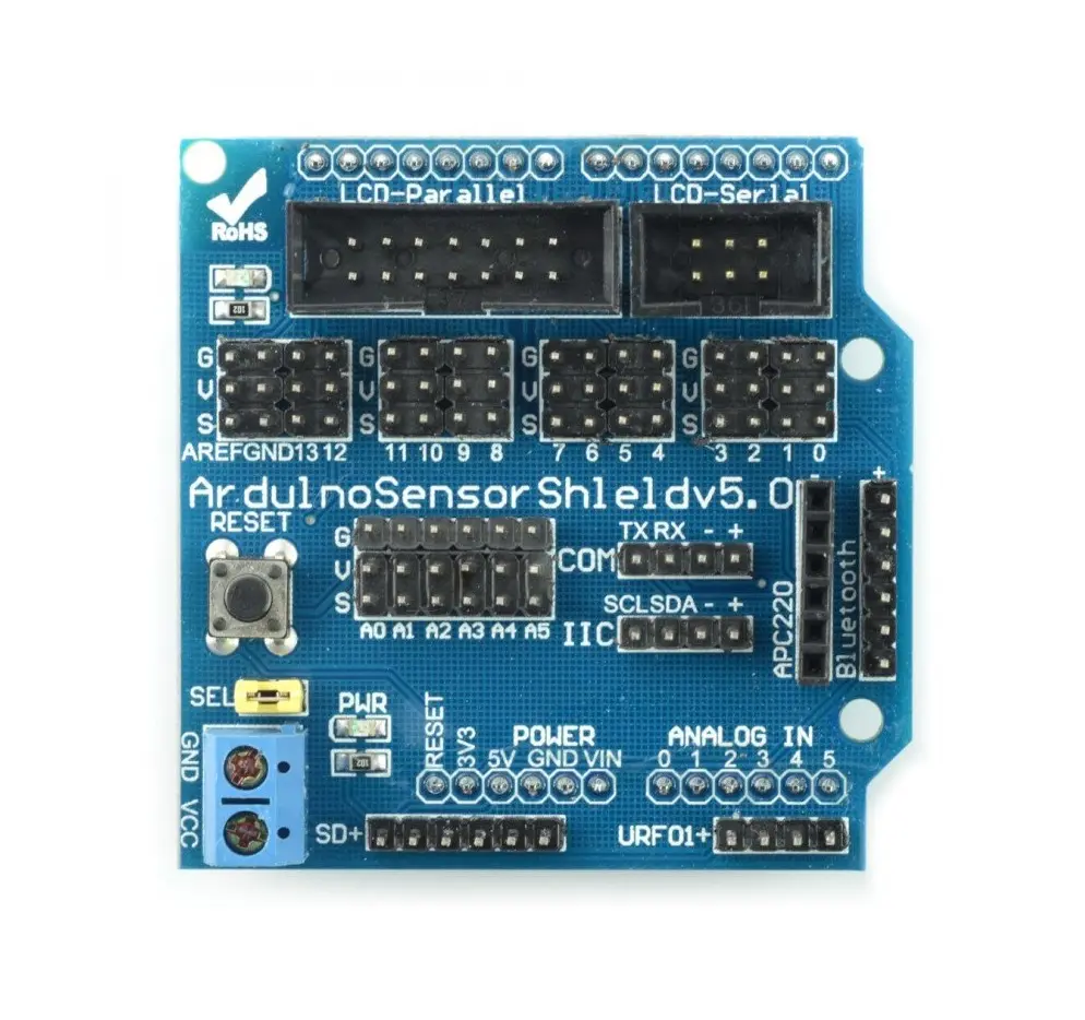 13025-13-015914-5v-1acfd4 ماژول ARDUINO SENSOR SHIELD V5