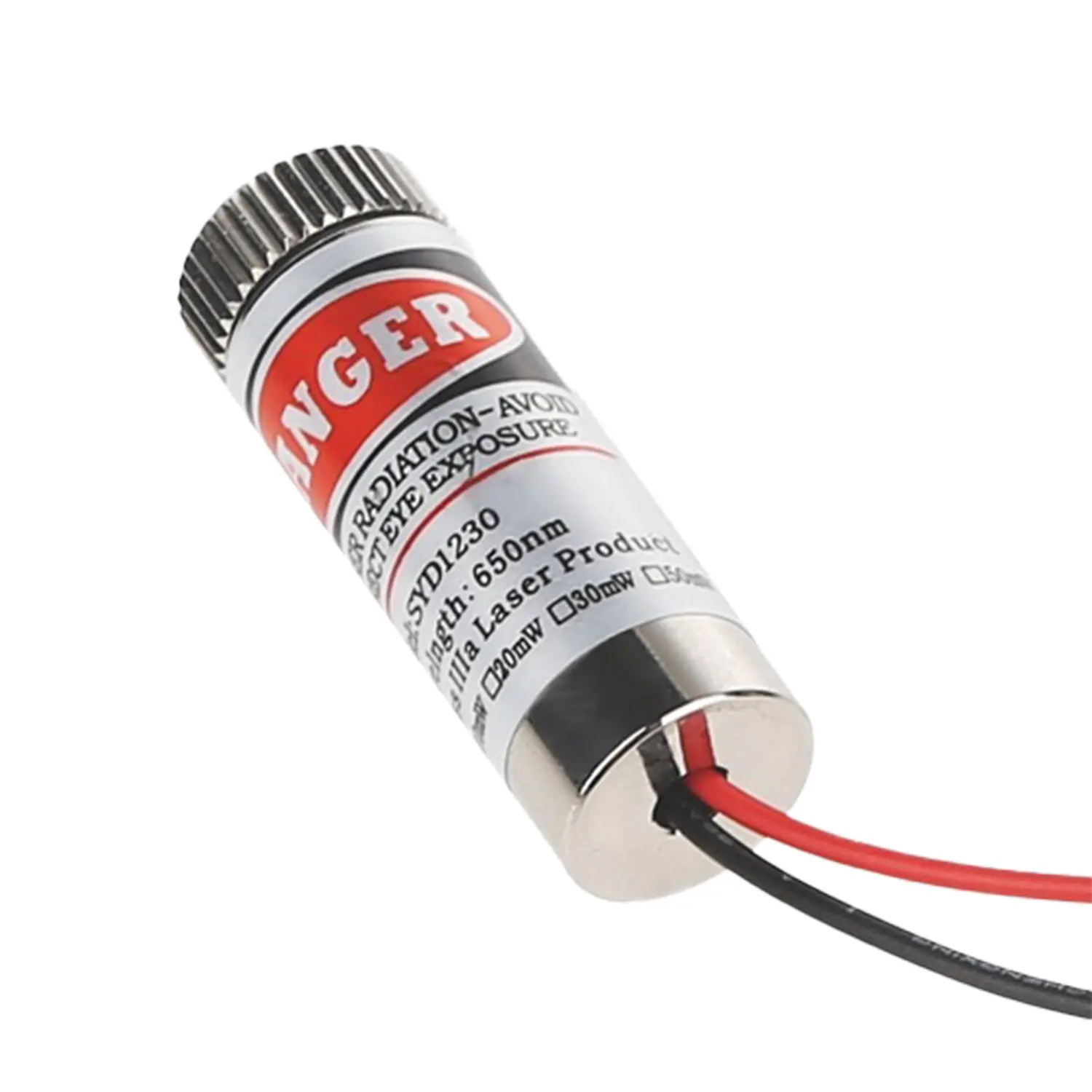 15804-250504-030128-sae2-94facc ماژول دیود لیزر نقطه ای سیم دار 5 میلی وات قرمز