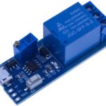 ماژول تایمر با رله 5 ولت 555TIMER TRIGER با USB