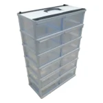 جعبه قطعات 12 تایی بزرگ 2*6 D6 ( قناد پلاست )