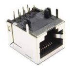 سوکت شبکه 8 پین روبردی عمود RG45