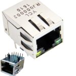 سوکت مادگی 10 پین فلزی RG 45 فیلتر دار RJ000002