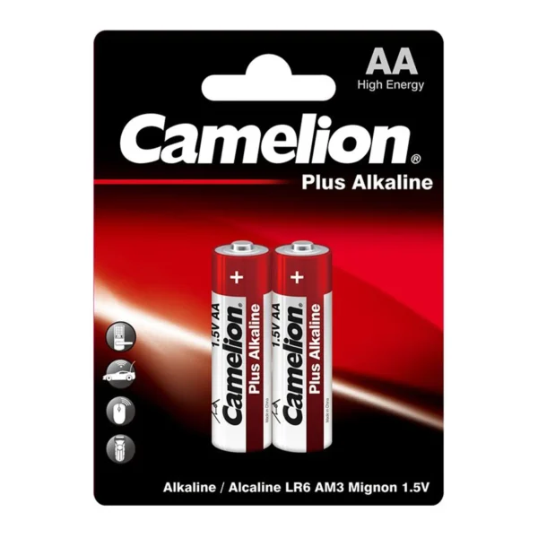 باطری قلمی 2 تایی الترا الکالاین CAMELION LR6 BP2