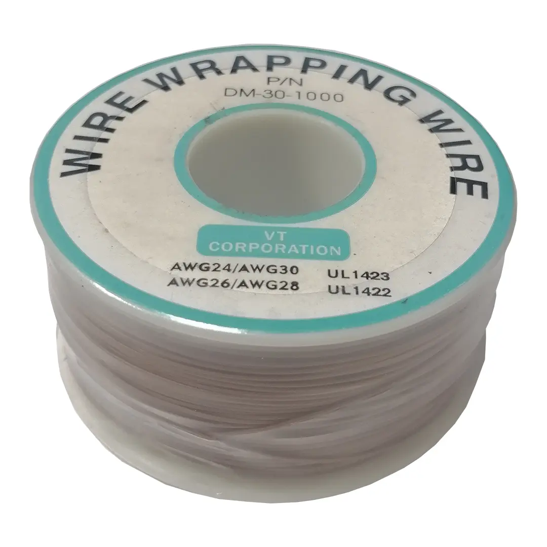 7719-260326-121100-sae2-6d1b89 سیم وایرپ قهوه ای 305 متری WIRE WRAP BROWN