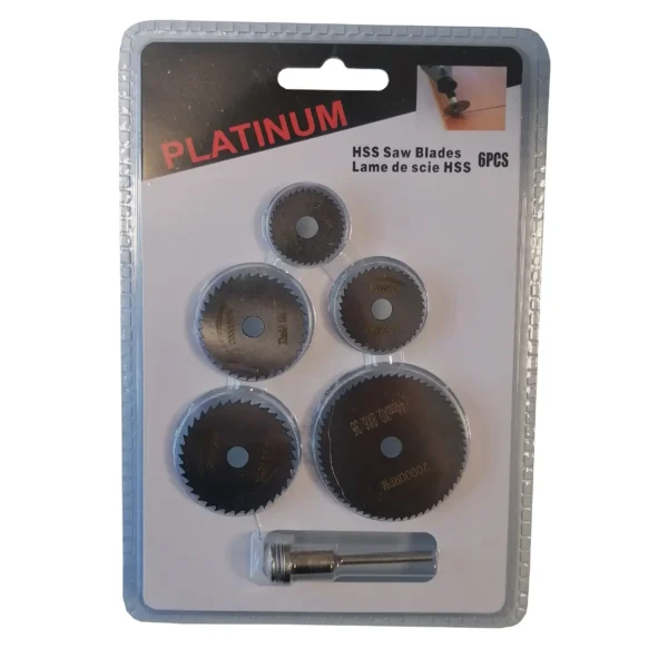 ست 6 پارچه فرز اره PLATINUM