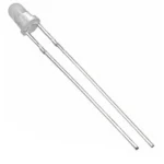 LED 3MM قرمز شفاف